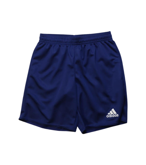 A Blue Active Shorts from Adidas in size 9Y for neutral. (Front View)