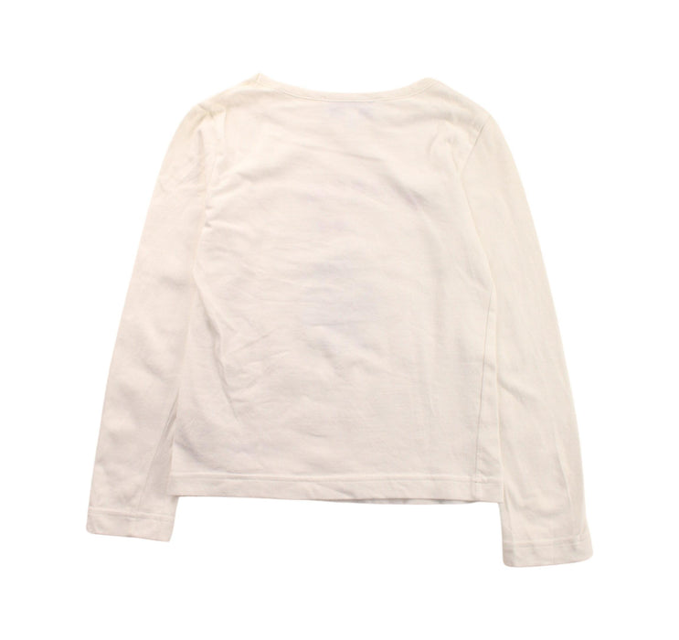 A White Long Sleeve T Shirts from Simonetta in size 4T for girl. (Back View)