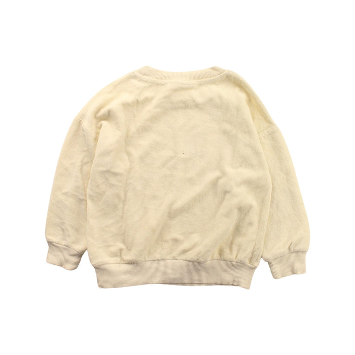 A Ivory Crewneck Sweatshirts from Mini Rodini in size 2T for neutral. (Back View)