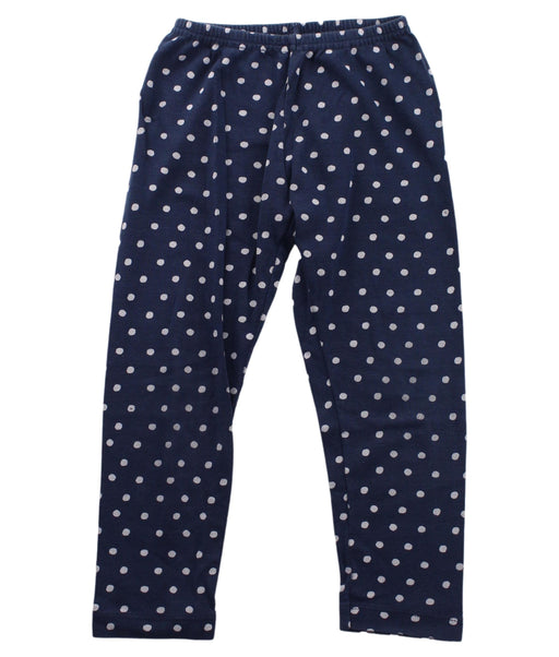 A Blue Leggings from Petit Bateau in size 3T for girl. (Front View)