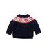 A Blue Cardigans from Petit Bateau in size 3-6M for girl. (Back View)