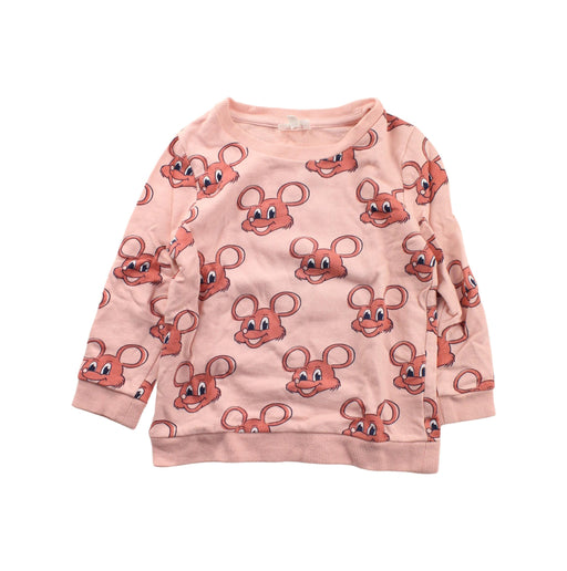A Pink Crewneck Sweatshirts from Seed in size 3T for girl. (Front View)
