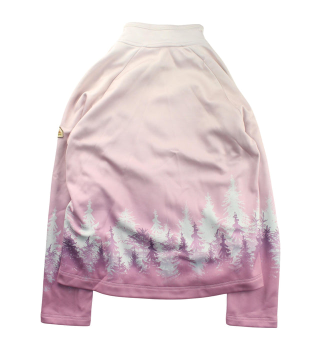 A Pink Zippered Sweatshirts from Moody Tiger in size 14Y for girl. (Back View)