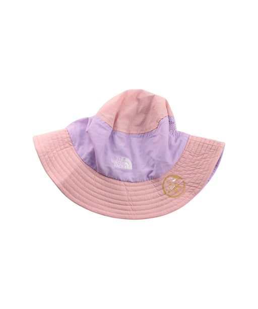 A Pink Sun Hats from The North Face in size O/S for girl. (Front View)