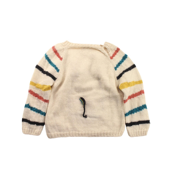 A Beige Knit Sweaters from Nanay in size 4T for boy. (Back View)