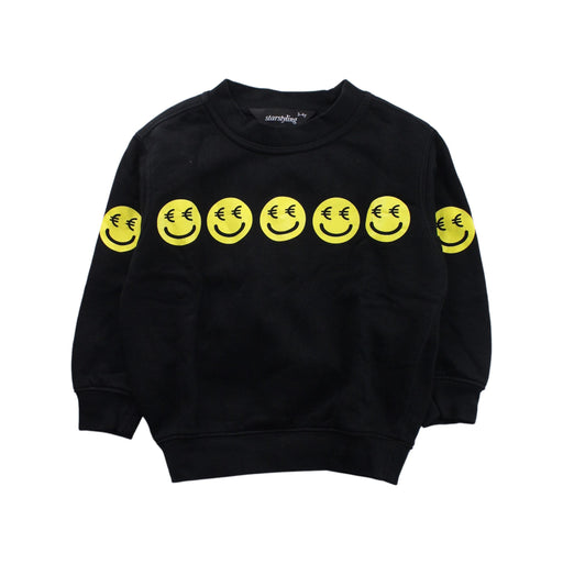 A Black Crewneck Sweatshirts from Starstyling in size 3T for boy. (Front View)