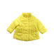 A Yellow Puffer/Quilted Jackets from Kingkow in size 12-18M for girl. (Front View)