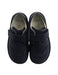 A Black Dress Shoes from Clarks in size 4T for boy. (Back View)