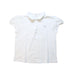 A White Short Sleeve Polos from Balabala in size 7Y for girl. (Front View)