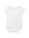 A White Short Sleeve Bodysuits from Seed in size 0-3M for neutral. (Back View)