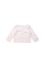 A Pink Long Sleeve Tops from The Little White Company in size 3-6M for girl. (Back View)