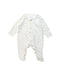 A White Onesies from Jojo Maman Bébé in size 0-3M for neutral. (Front View)