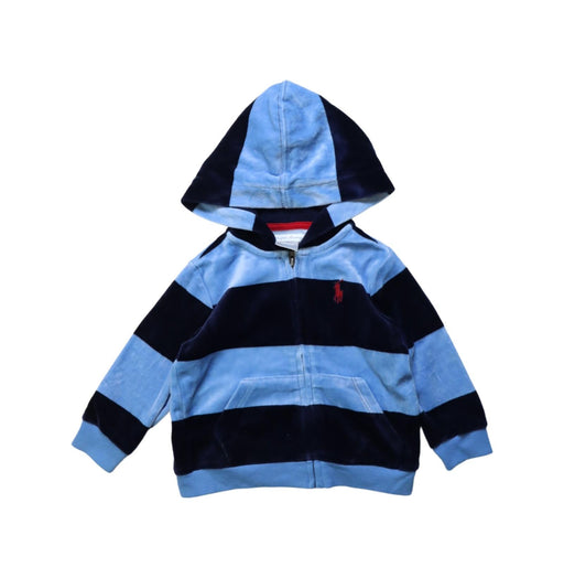 A Navy Lightweight Jackets from Ralph Lauren in size 6-12M for boy. (Front View)