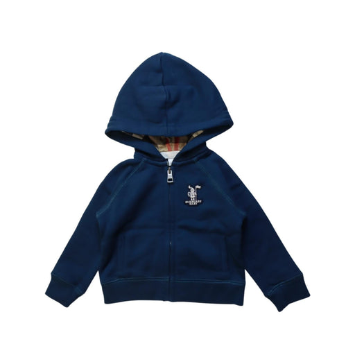 A Navy Lightweight Jackets from Burberry in size 6-12M for boy. (Front View)