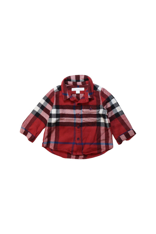 A Multicolour Long Sleeve Shirts from Burberry in size 3-6M for boy. (Front View)