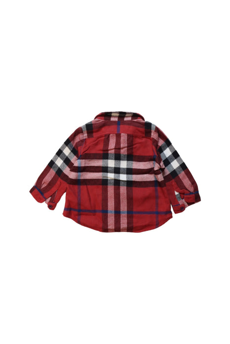 A Multicolour Long Sleeve Shirts from Burberry in size 3-6M for boy. (Back View)