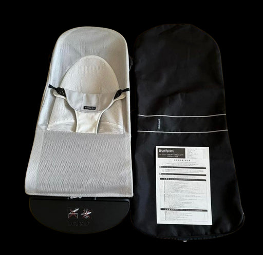 A Beige Bouncers from BabyBjorn in size 0-3M for neutral. (Front View)