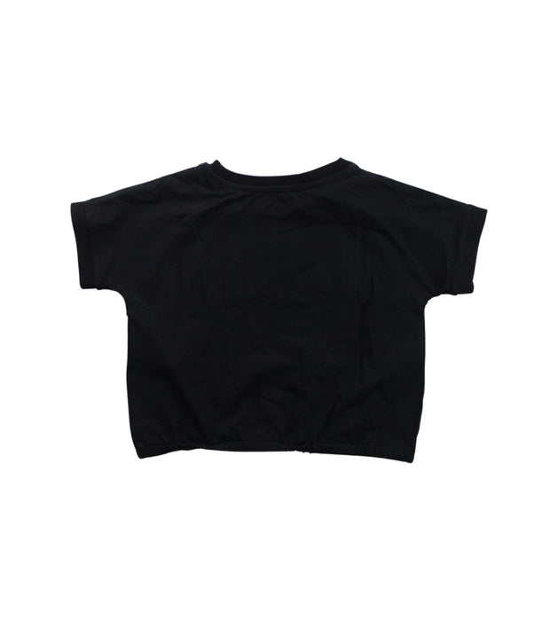 A Black Short Sleeve T Shirts from Moschino in size 4T for girl. (Back View)