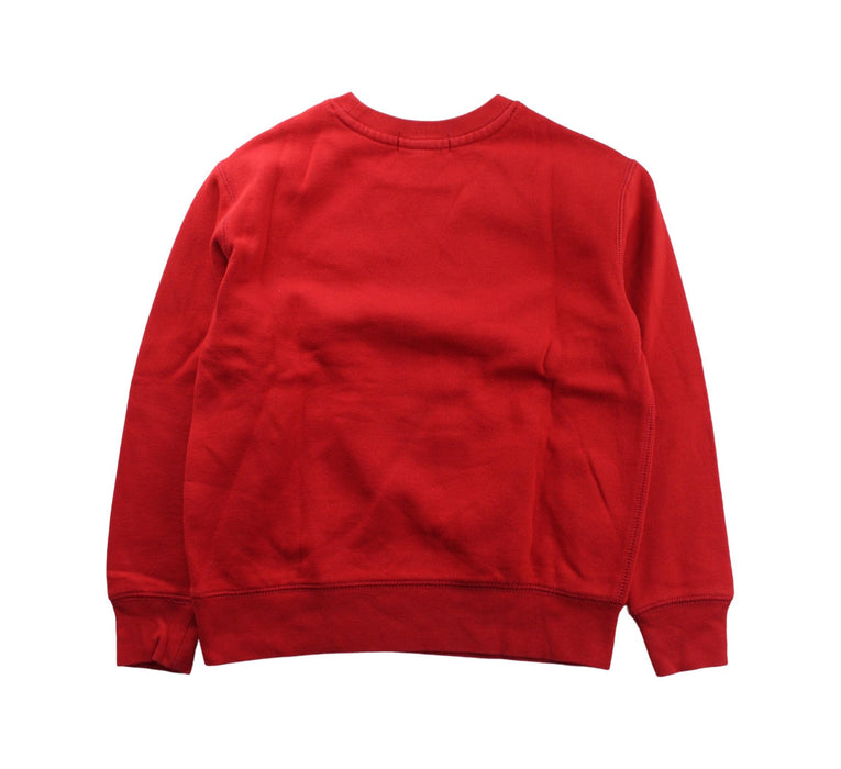 A Red Crewneck Sweatshirts from Polo Ralph Lauren in size 8Y for boy. (Back View)