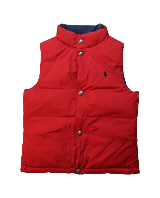 A Red Outerwear Vests from Polo Ralph Lauren in size 5T for neutral. (Front View)
