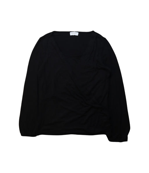 A Black Long Sleeve Tops from Mamalicious in size M for maternity. (Front View)