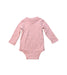 A Pink Long Sleeve Bodysuits from Ralph Lauren in size 0-3M for girl. (Back View)