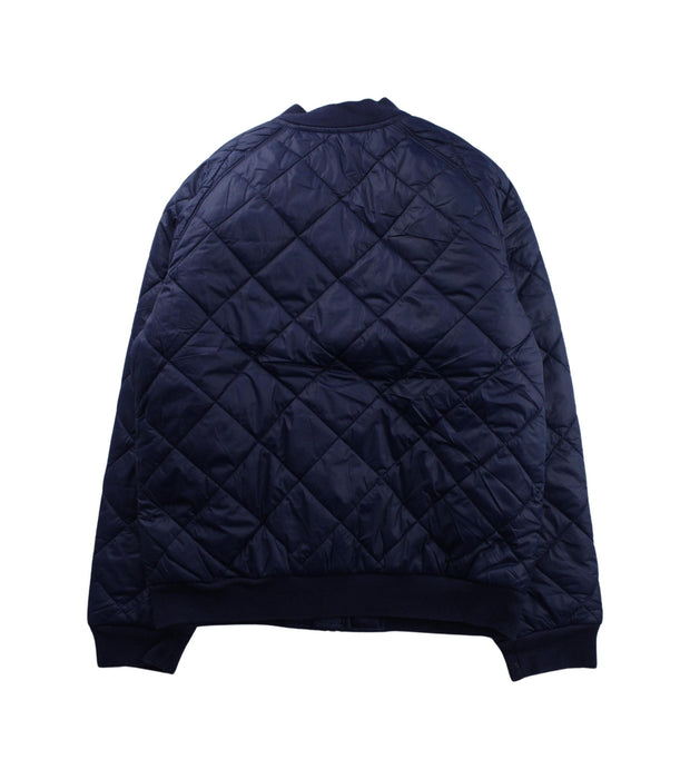 A Blue Puffer/Quilted Jackets from Polo Ralph Lauren in size 10Y for boy. (Back View)