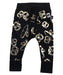A Black Sweatpants from Hux in size 6-12M for girl. (Front View)
