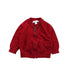 A Red Cardigans from Burberry in size 3-6M for girl. (Front View)