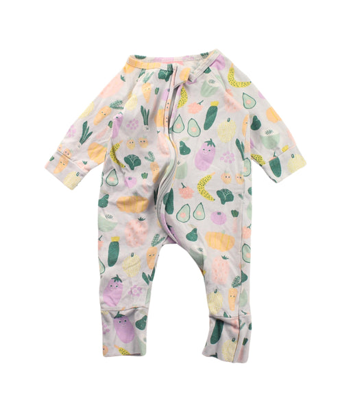A Green Long Sleeve Jumpsuits from Halcyon Nights in size 0-3M for girl. (Front View)