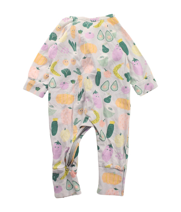 A Green Long Sleeve Jumpsuits from Halcyon Nights in size 0-3M for girl. (Back View)