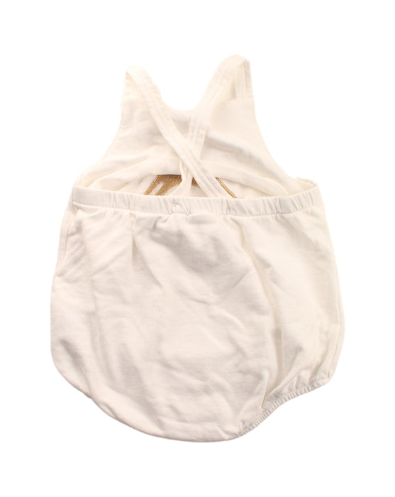 A White Sleeveless Bodysuits from Seed in size 12-18M for girl. (Back View)
