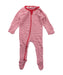 A Red Onesies from Purebaby in size Newborn for boy. (Front View)