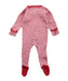 A Red Onesies from Purebaby in size Newborn for boy. (Back View)