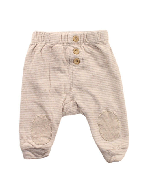 A Beige Sweatpants from Purebaby in size 0-3M for girl. (Front View)