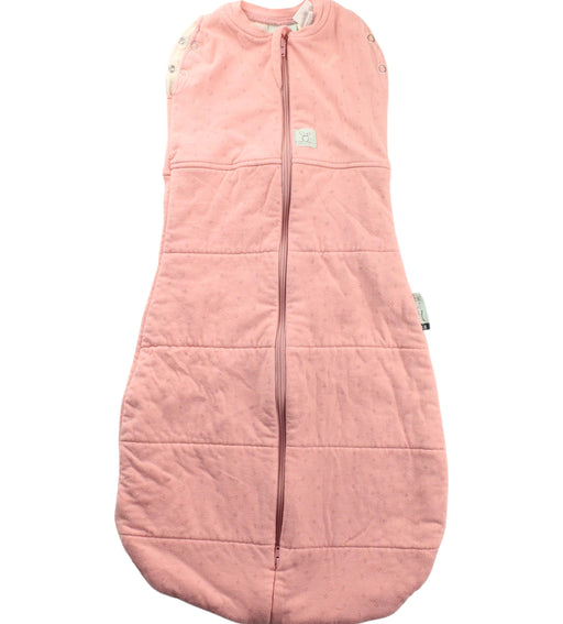 A Pink Swaddles from ErgoPouch in size 3-6M for girl. (Front View)