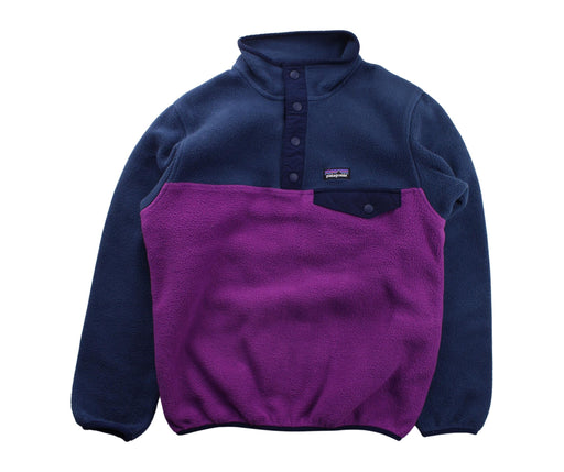 A Blue Lightweight Jackets from Patagonia in size 10Y for boy. (Front View)