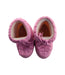 A Pink Winter Boots from Moon Boot in size 6T for girl. (Back View)