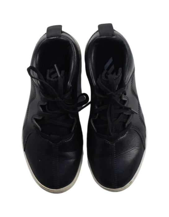 A Black Sneakers from Adidas in size 7Y for boy. (Back View)