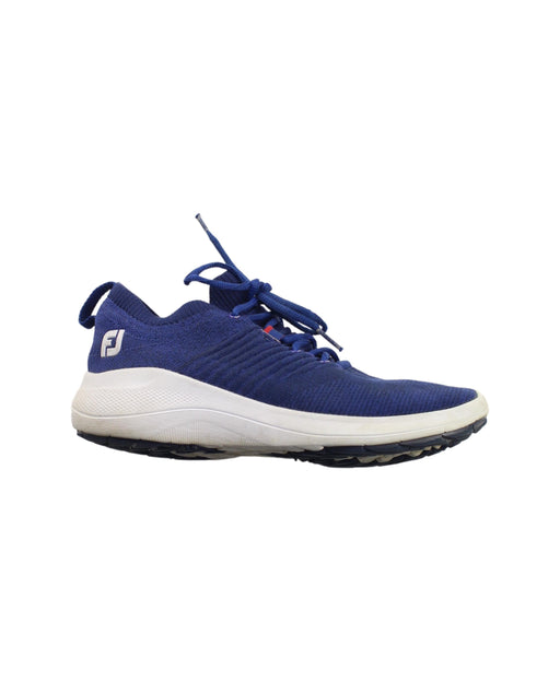 A Blue Sneakers from Footjoy in size 9Y for boy. (Front View)