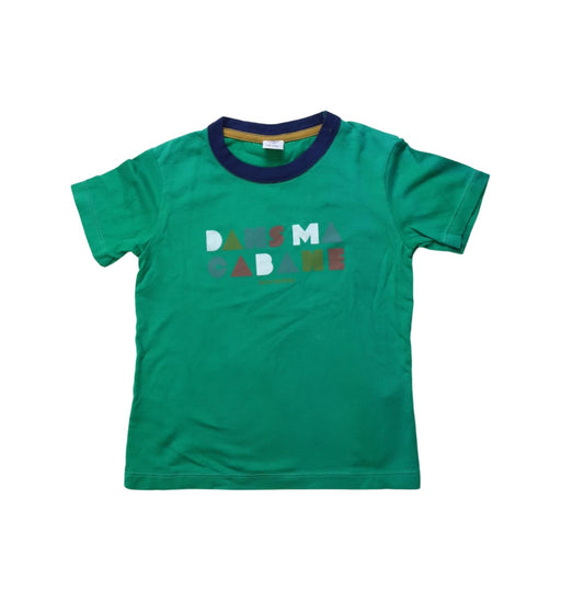 A Multicolour Short Sleeve T Shirts from Petit Bateau in size 4T for neutral. (Front View)