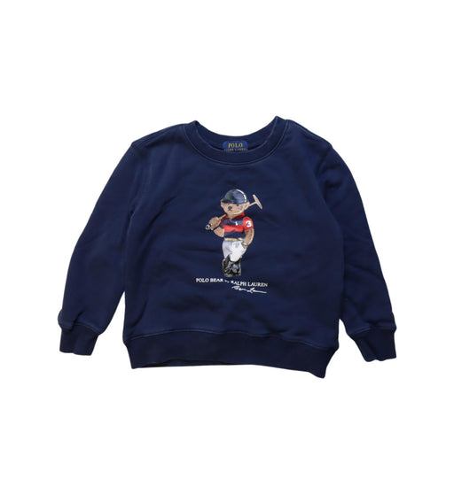 A Multicolour Crewneck Sweatshirts from Polo Ralph Lauren in size 5T for boy. (Front View)