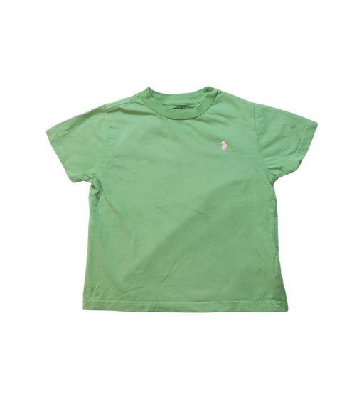 A Green Short Sleeve T Shirts from Polo Ralph Lauren in size 4T for neutral. (Front View)