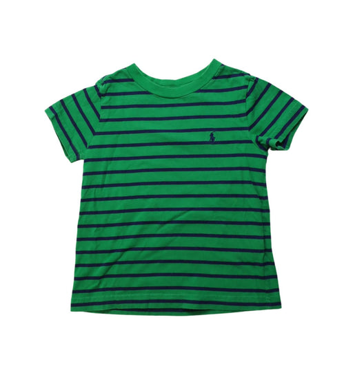 A Blue Short Sleeve T Shirts from Polo Ralph Lauren in size 3T for neutral. (Front View)