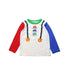 A Multicolour Long Sleeve T Shirts from Miki House in size 4T for boy. (Front View)