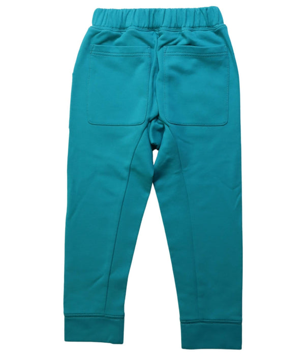 A Teal Casual Pants from As Know As Ponpoko in size 4T for boy. (Back View)