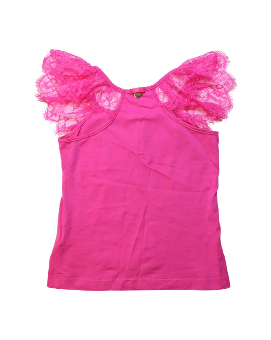 A Pink Sleeveless Tops from Nicholas & Bears in size 10Y for girl. (Back View)