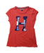 A Multicolour Short Sleeve T Shirts from Tommy Hilfiger in size 8Y for girl. (Front View)