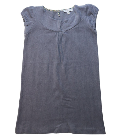 A Grey Short Sleeve Dresses from Marie Puce in size 8Y for girl. (Front View)