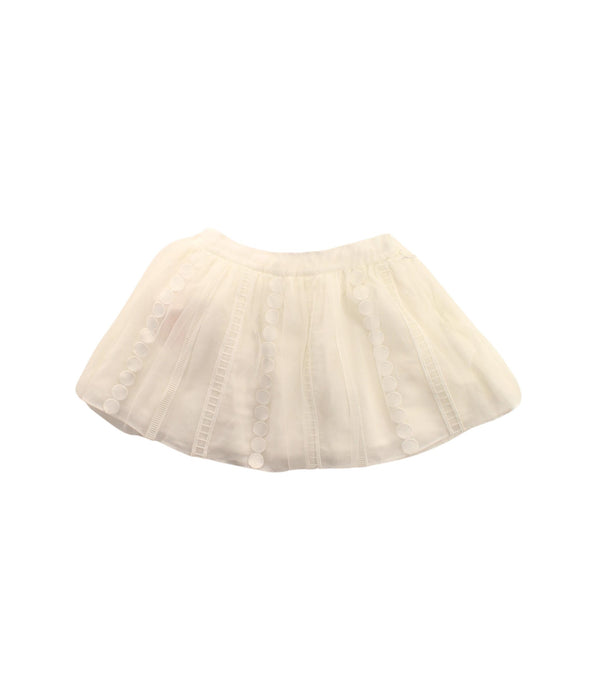 A White Short Skirts from Nicholas & Bears in size 3T for girl. (Front View)